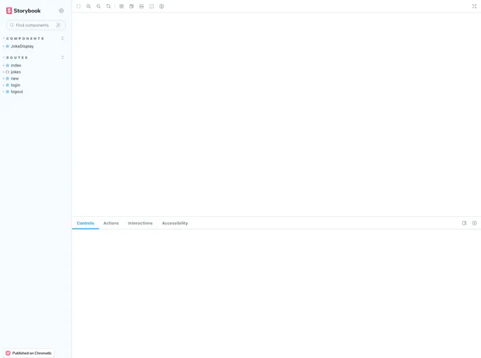 screenshot of Storybook Remix