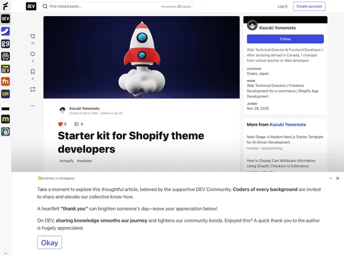 screenshot of Shopify Quick Theme