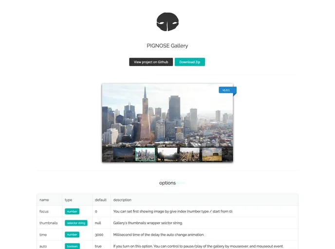 screenshot of Pg Gallery
