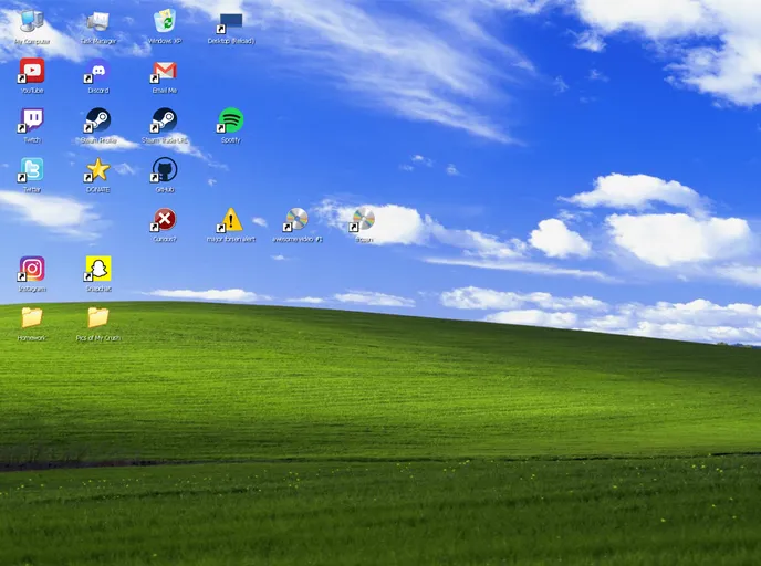 screenshot of WindowsXPWebsite