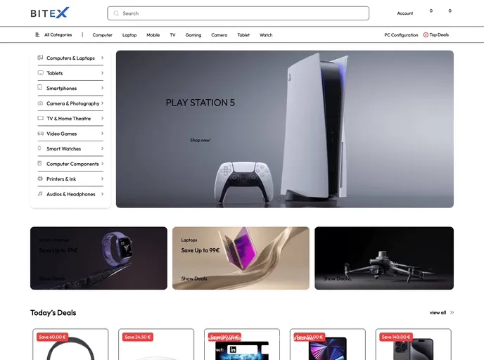 screenshot of Ecommerce_bitex
