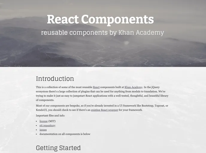 React Components screenshot