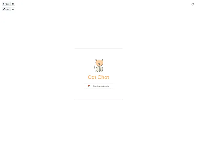 screenshot of React Firebase Chat