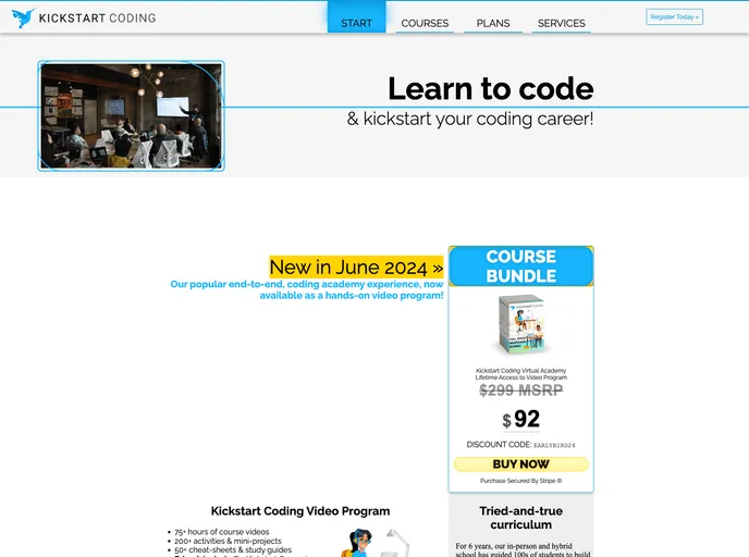 screenshot of Django Kcproject Starter