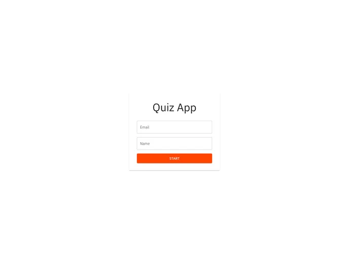 screenshot of Quiz App