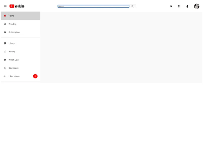 screenshot of Youtube