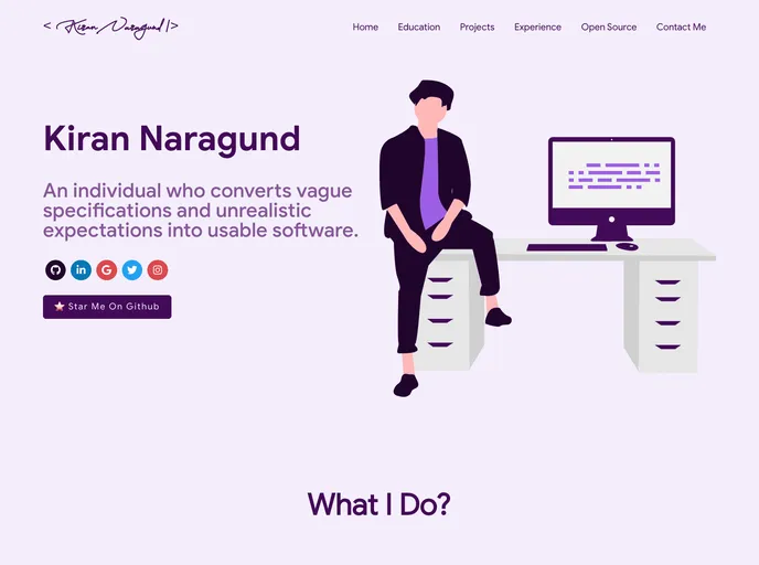Kiran1689.github.io screenshot