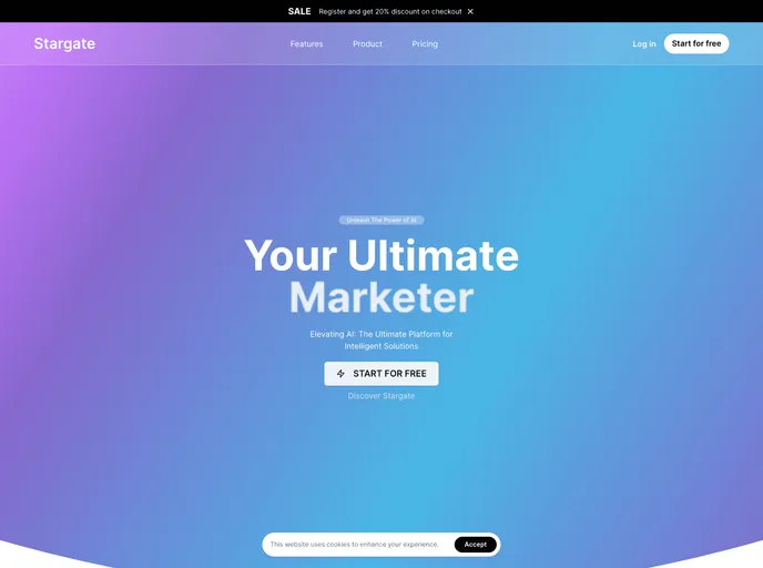 Nextjs Saas Landing screenshot