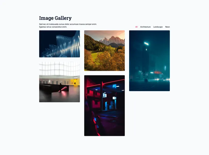 Image Gallery screenshot