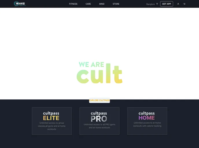 screenshot of WakeHealthy