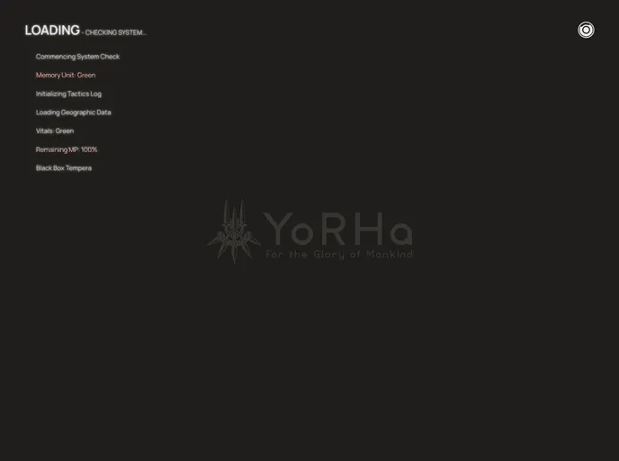 screenshot of NieR Automata Design System