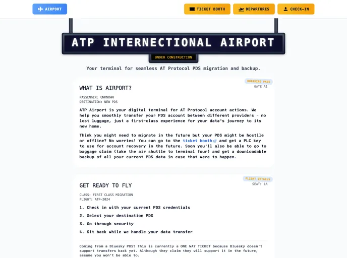 screenshot of Airport