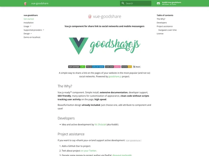 Vue Goodshare