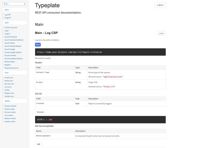 screenshot of Typeplate