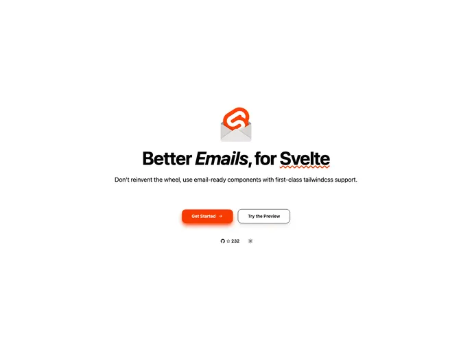 Better Svelte Email screenshot