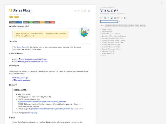 screenshot of TW Shiraz
