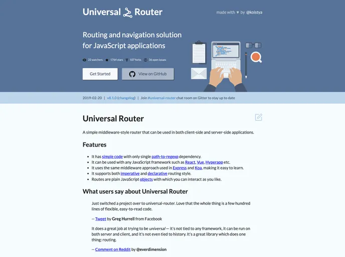 Universal Router screenshot