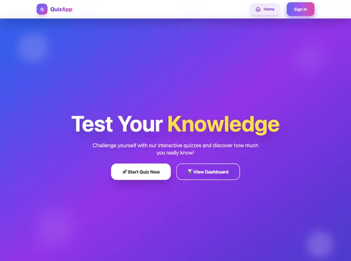 screenshot of QuiziFy