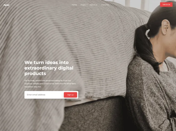 Service Website Template screenshot