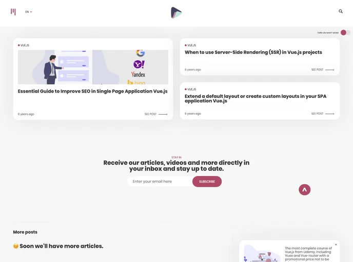 screenshot of Vuepress Theme Ktquez