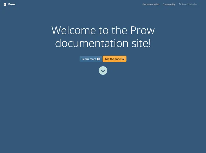 screenshot of Prow