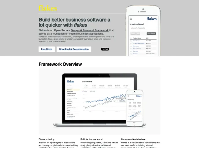 screenshot of Flakes