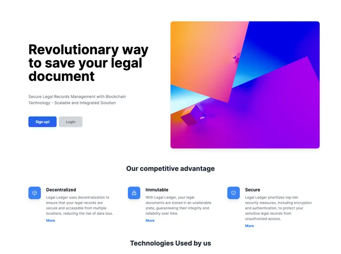 screenshot of EVault SIH 2023