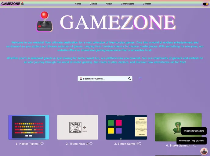 GameZone screenshot