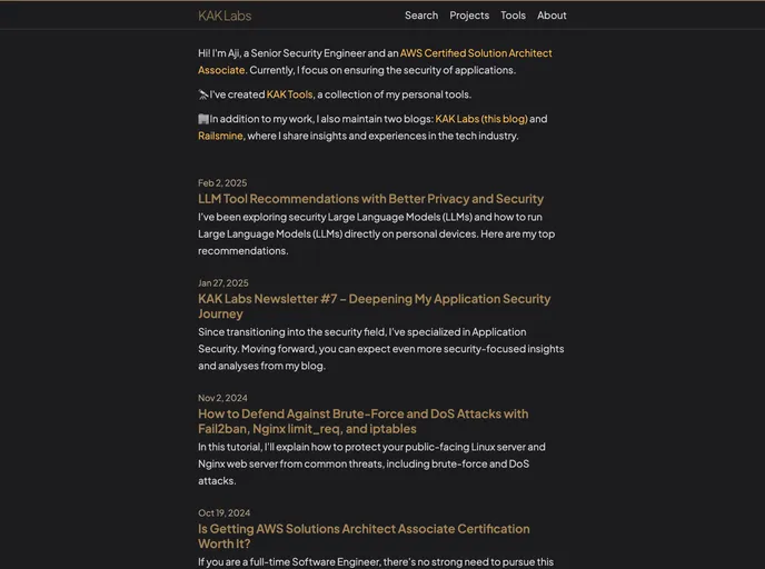 screenshot of Dekyll