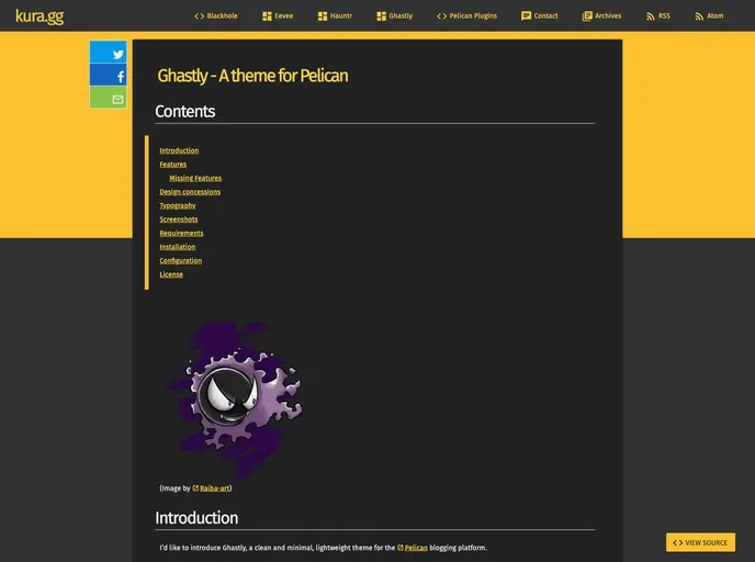 screenshot of Ghastly