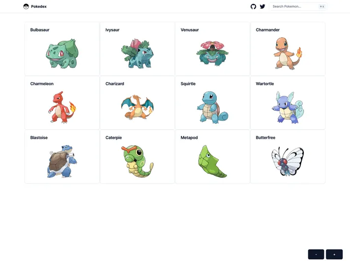 screenshot of Another Pokedex