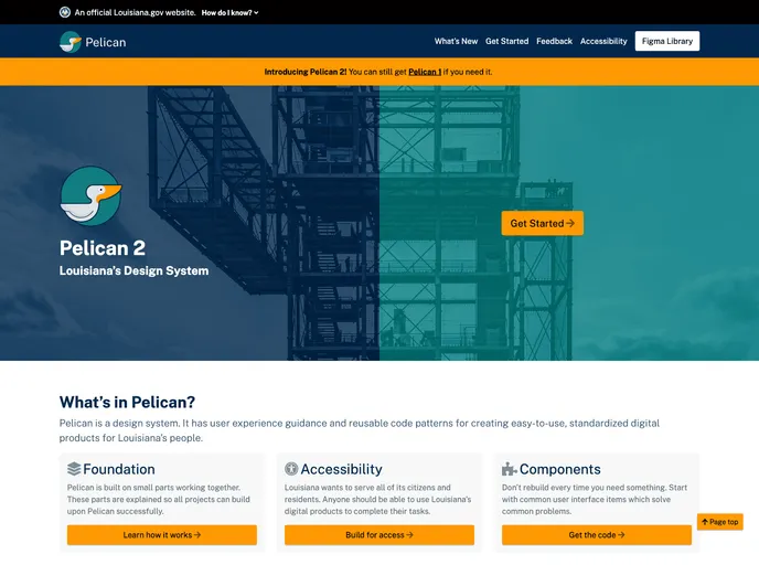 screenshot of Pelican