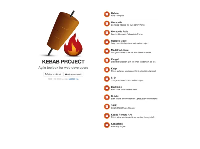 screenshot of Hierapolis Rails