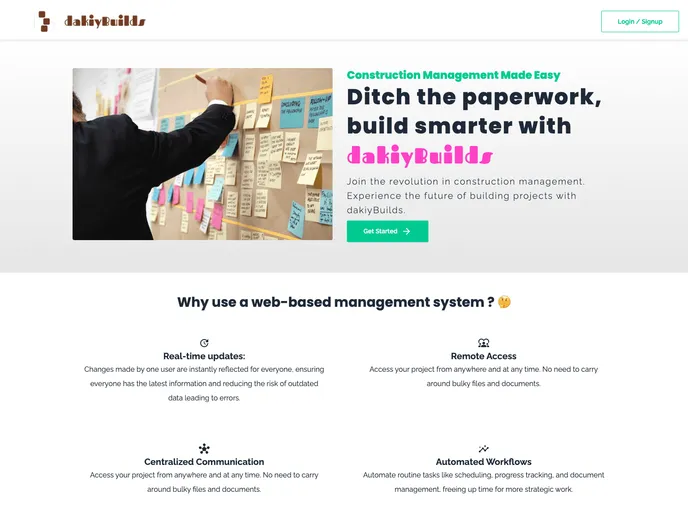 screenshot of Dakiybuilds