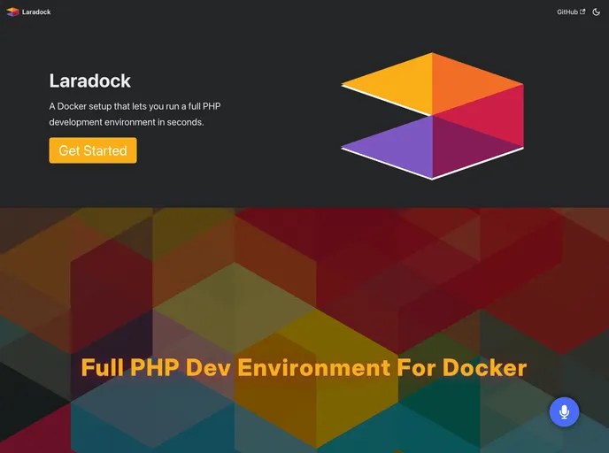 screenshot of Laradock