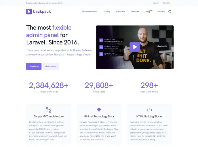 screenshot of PageManager