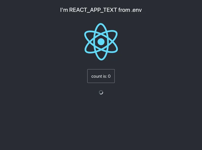 Create React App Vite screenshot