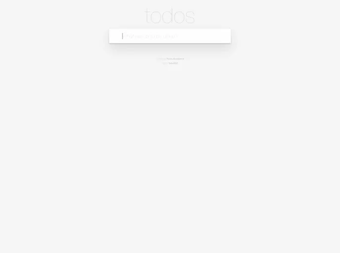 React Typescript Todomvc 2022