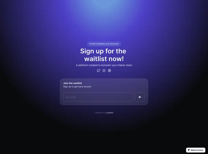 screenshot of Glassy
