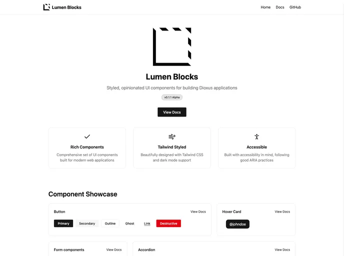 screenshot of Lumen Blocks