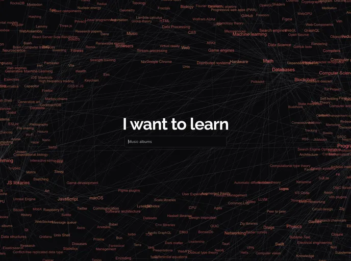 screenshot of React Mindmap