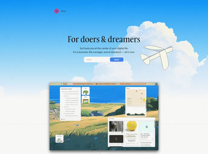 screenshot of Blog Doc Space