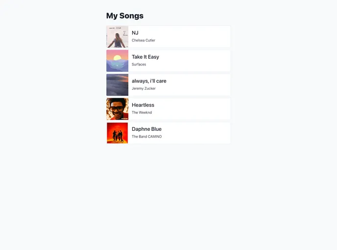 screenshot of Next Prisma Starter