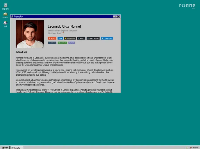 screenshot of React Typescript Boilerplate