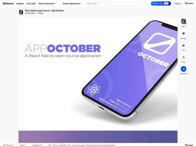 screenshot of App.october