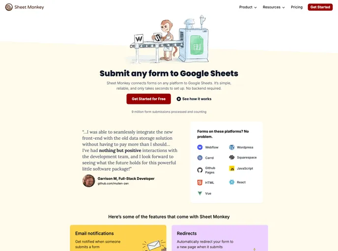 screenshot of Html Form To Google Sheet
