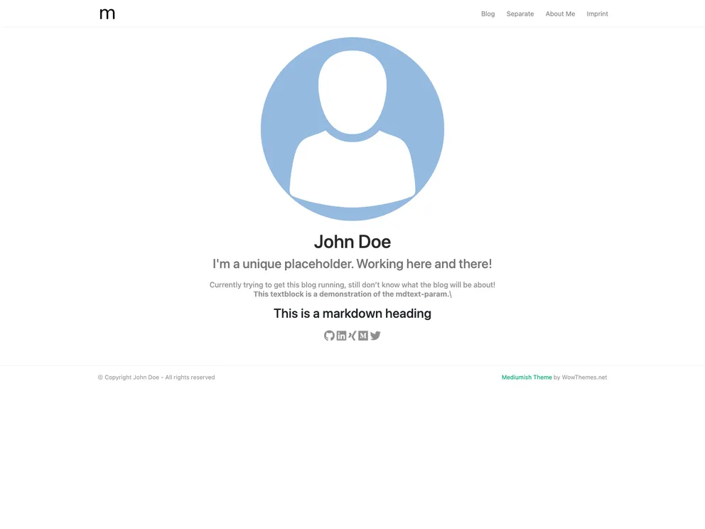 Mediumish Gohugo Theme screenshot
