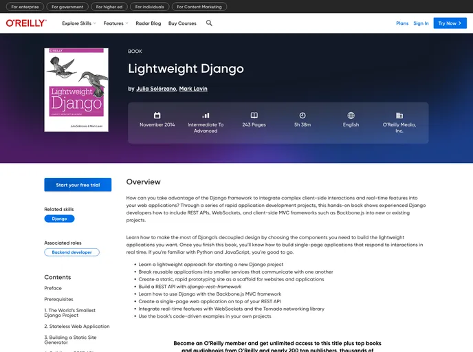 screenshot of Examples