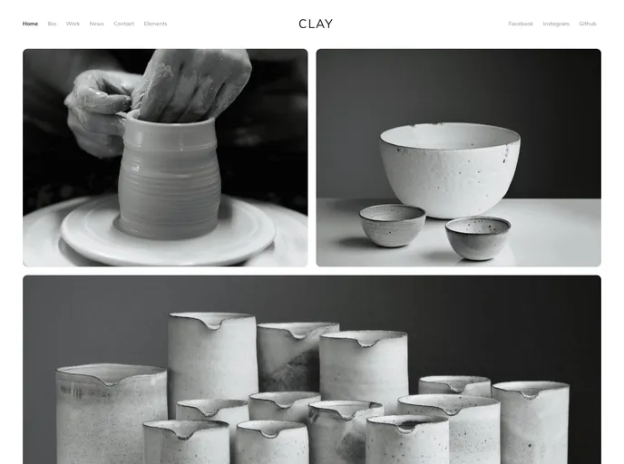 screenshot of Clay Theme