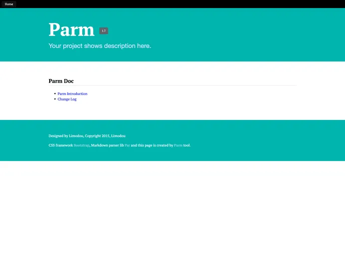 screenshot of Parm